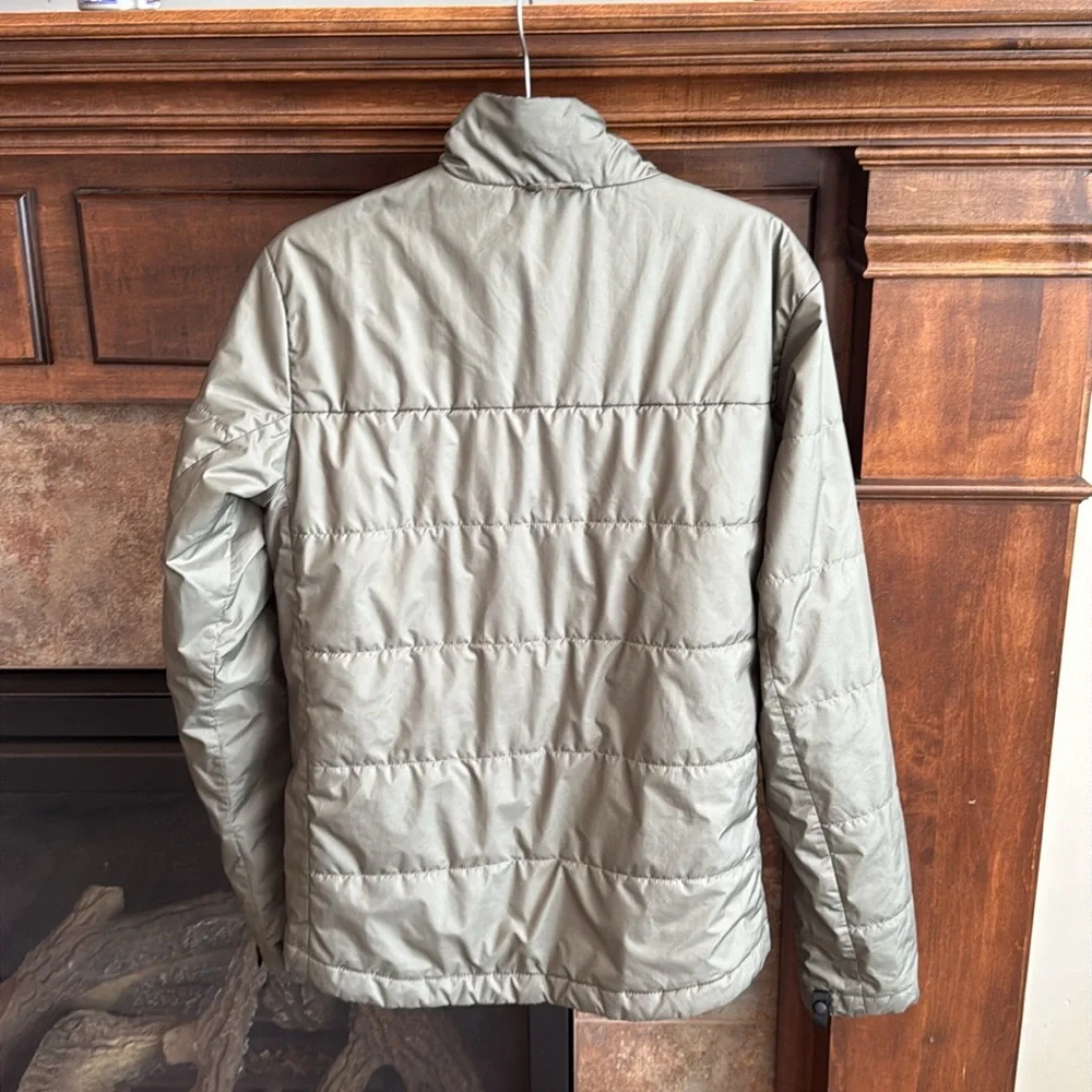 THE NORTH FACE Men's CLEMENT TRICLIMATE Jacket Green/Gray SMALL 2 coats in 1